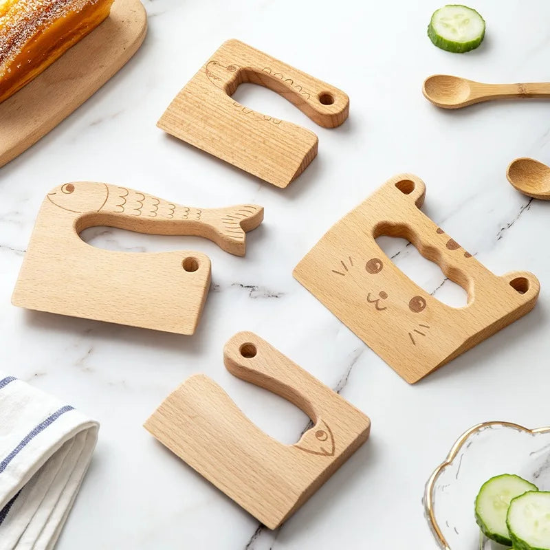  Montessori Wooden Knife