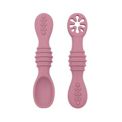 Infant Self Feeding Training Spoon- Dark Purple Colour