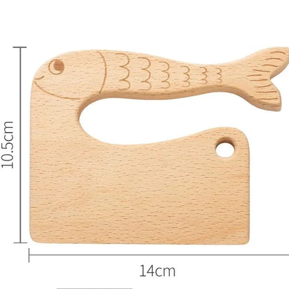  Montessori Wooden Knife- Fishtail