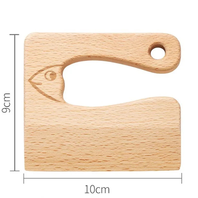  Montessori Wooden Knife- Fish