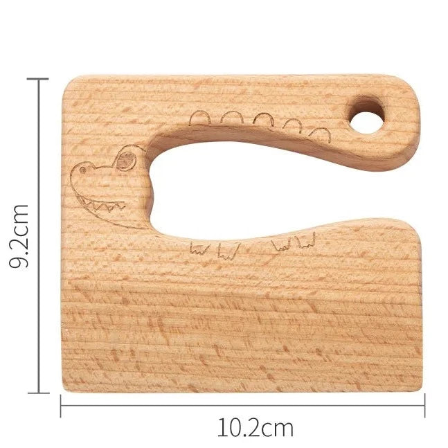  Montessori Wooden Knife- Crocodile